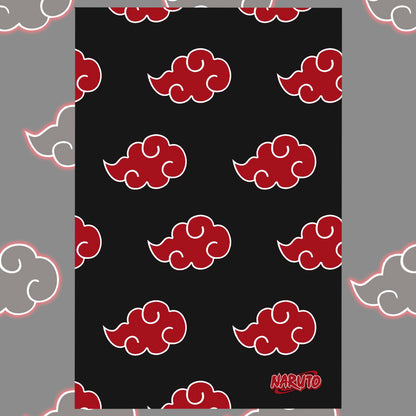Naruto Fleece Blankets – Akatsuki Cloud Design - 100 x 150 cm