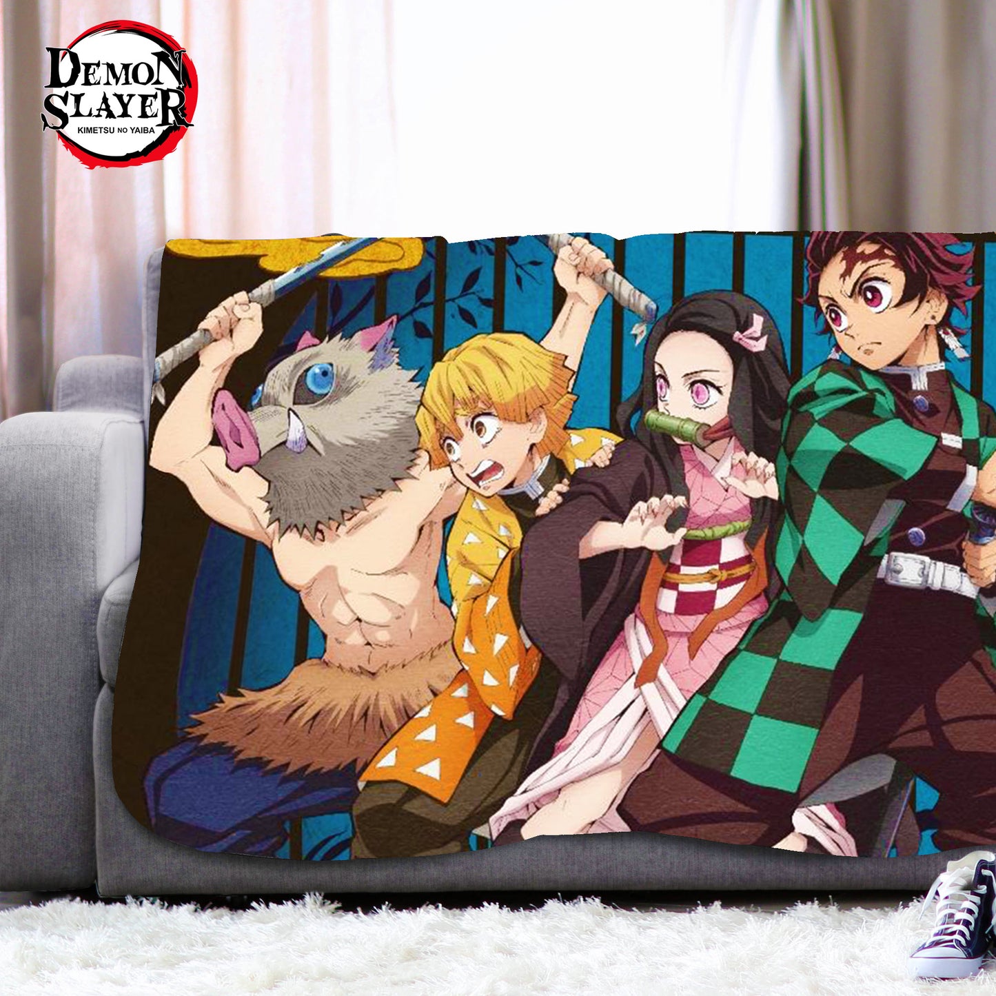 Demon Slayer Fleece Blanket – 100 x 150 cm