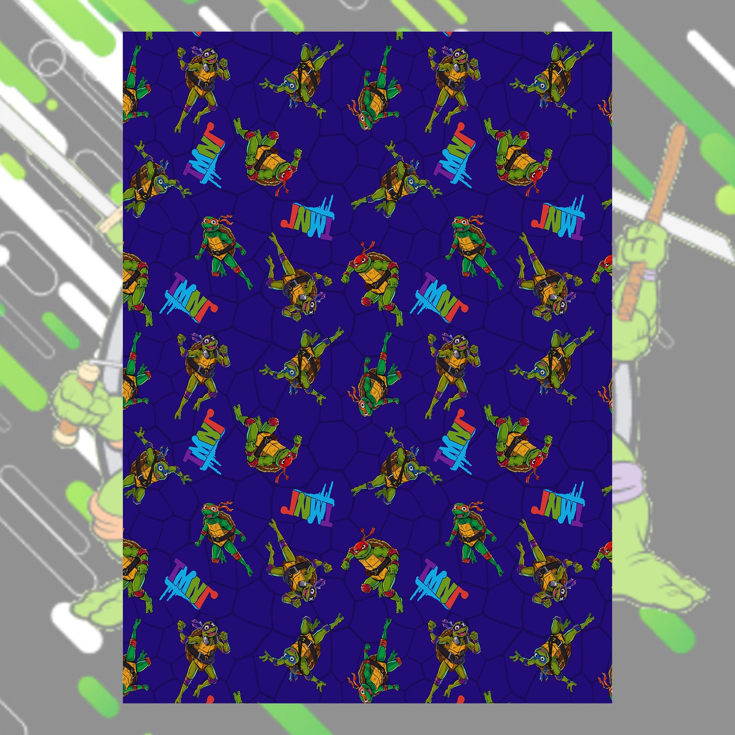 Ninja Turtles Fleece Blanket – 100 x 150 cm