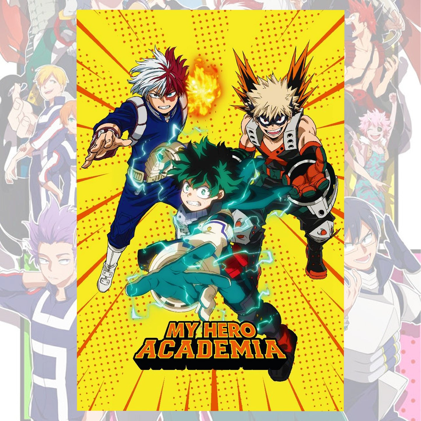 My Hero Academia Fleece Blanket – 100 x 150 cm