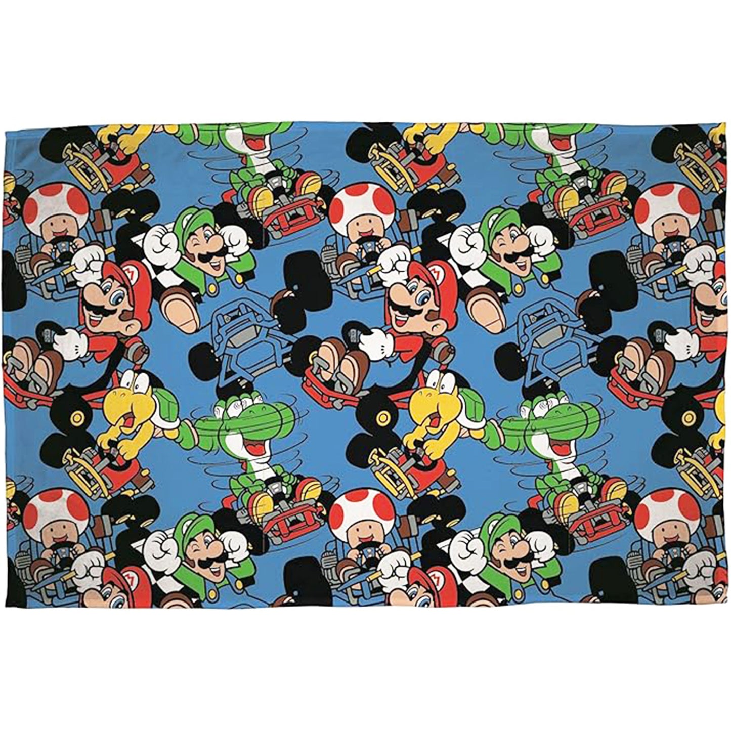 Nintendo 'Super Mario Vroom' Fleece Blanket