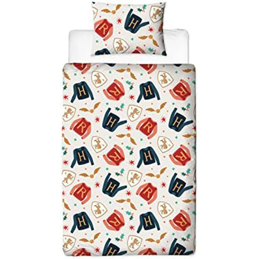 Harry Potter 'Christmas Sweaters' Single Rotary Duvet Set