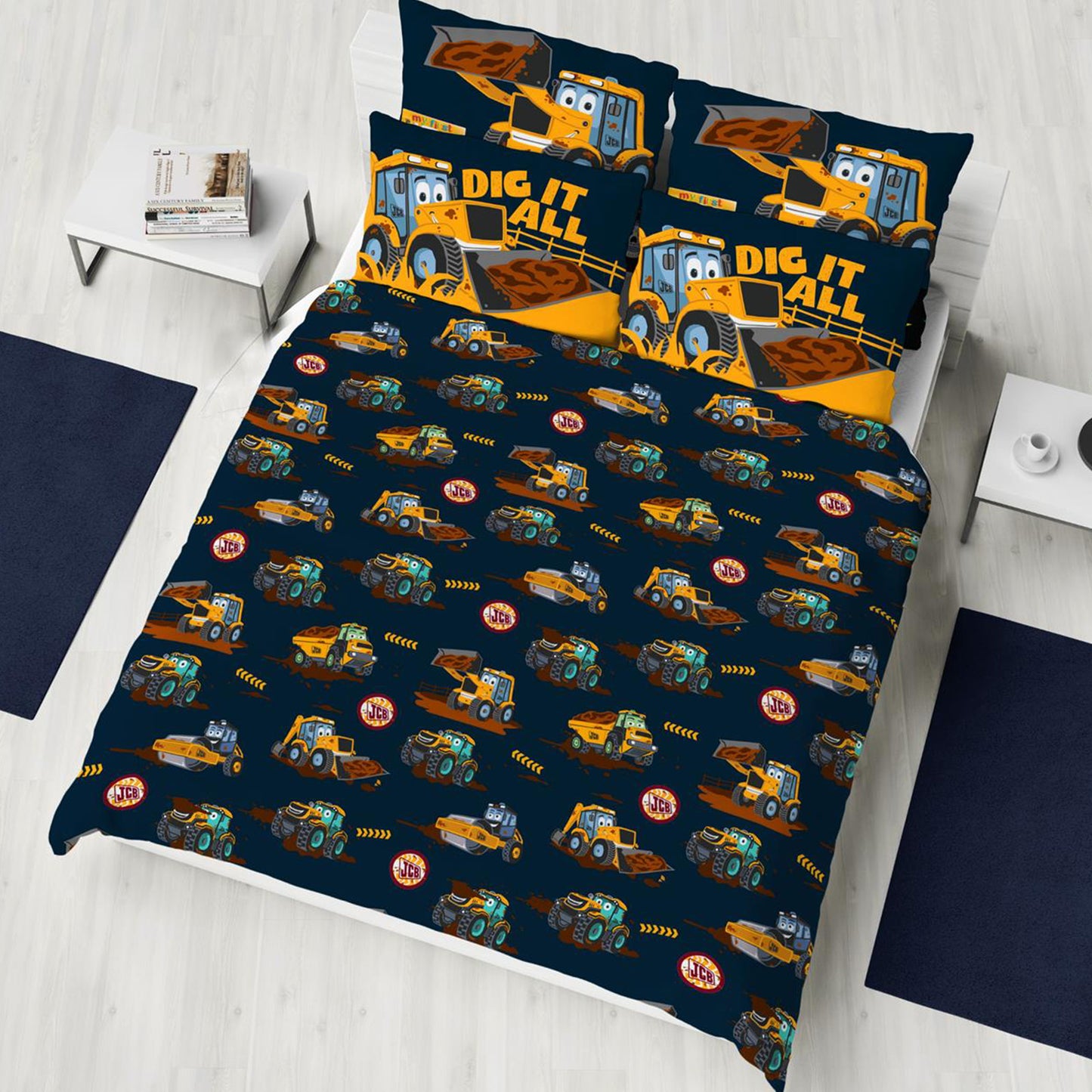 JCB 'Dig it' Rotary Duvet Set
