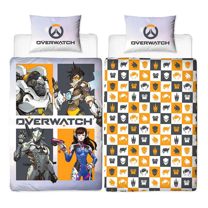 Overwatch 'Grid' Panel Duvet Set