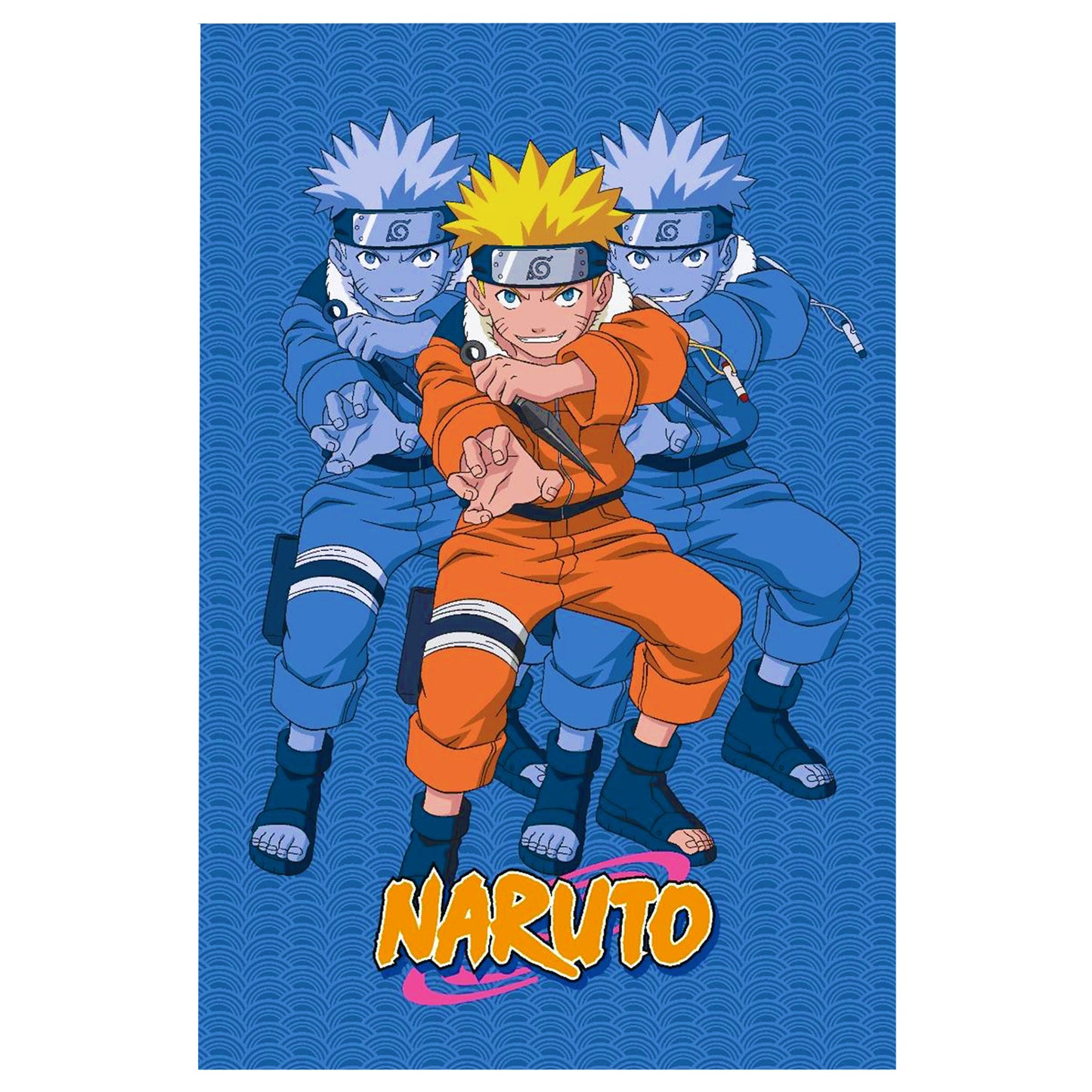Naruto Fleece Blankets – Naruto Shadow Clone Design - 100 x 150 cm