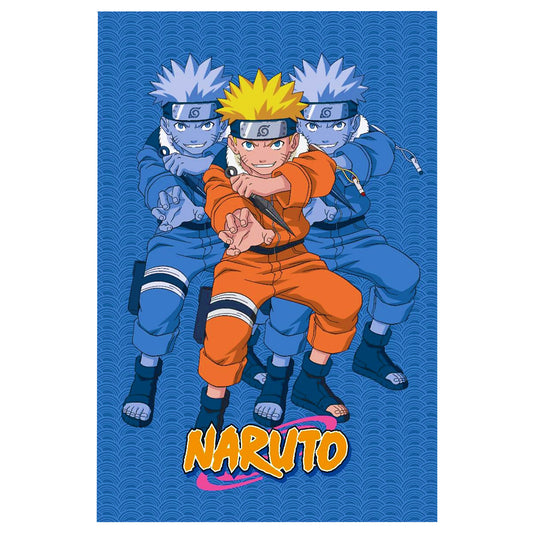 Naruto Fleece Blankets – Naruto Shadow Clone Design - 100 x 150 cm