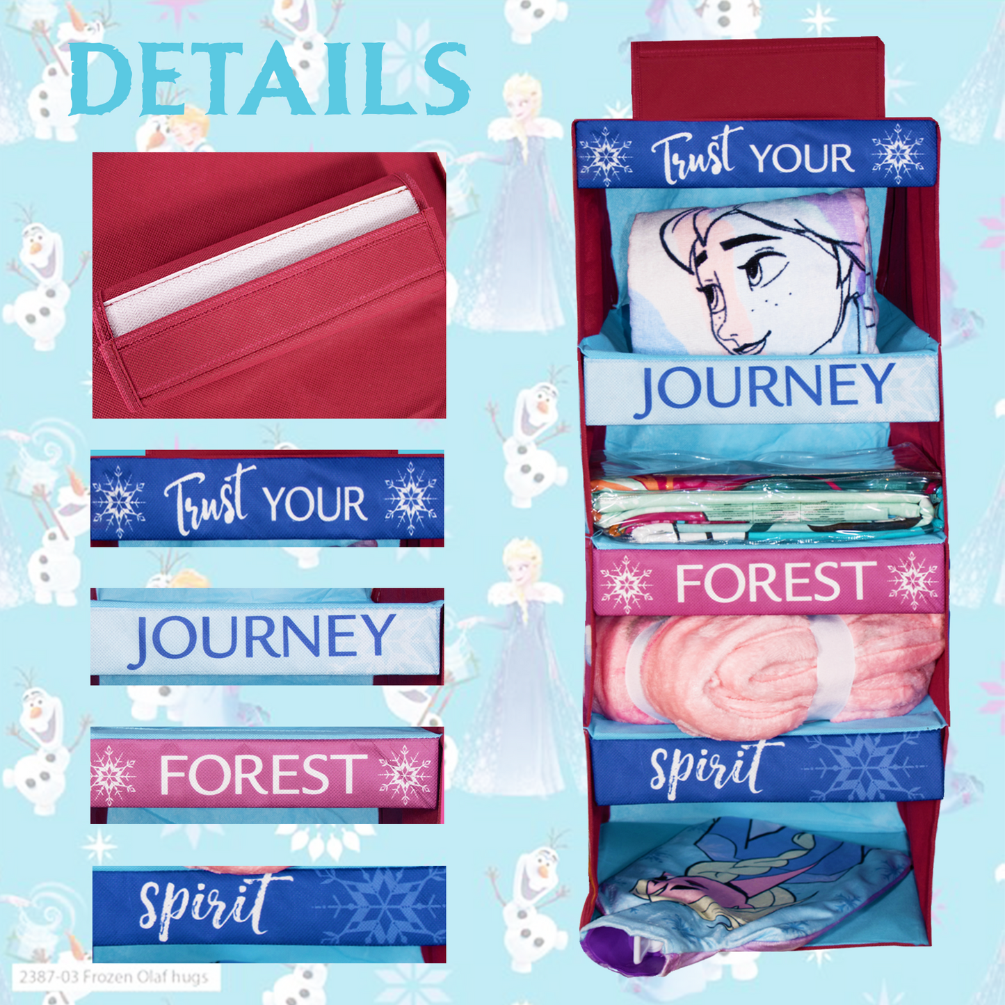 Foldable Disney Hanging Closet Organizer