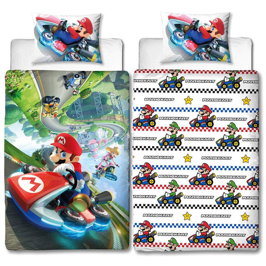 Nintendo 'Mario Gravity' Single Panel Duvet Set