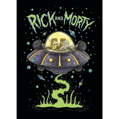 Rick and Morty Fleece Blanket