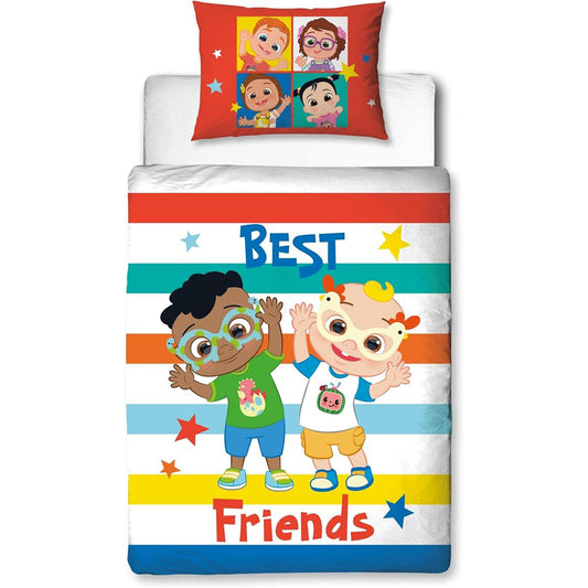 CoComelon 'Friends' Junior Panel Duvet Set
