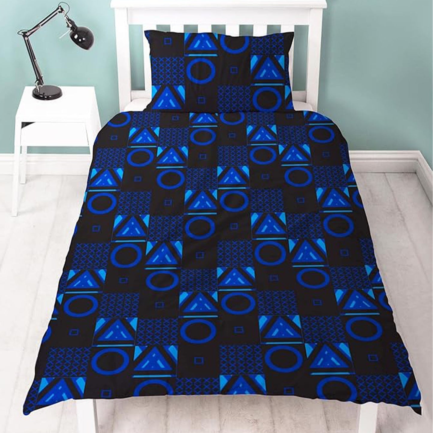 Playstation 'Checks' Rotary Duvet Set