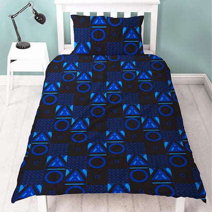 Playstation 'Checks' Rotary Duvet Set