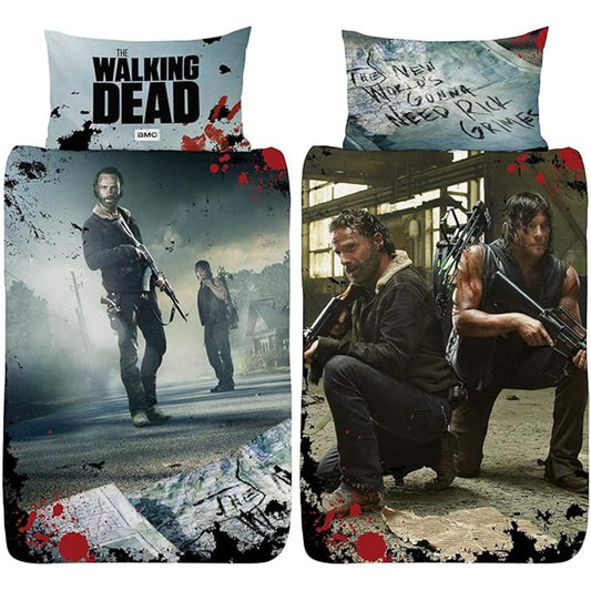 Walking Dead Single Panel Duvet Bed Set