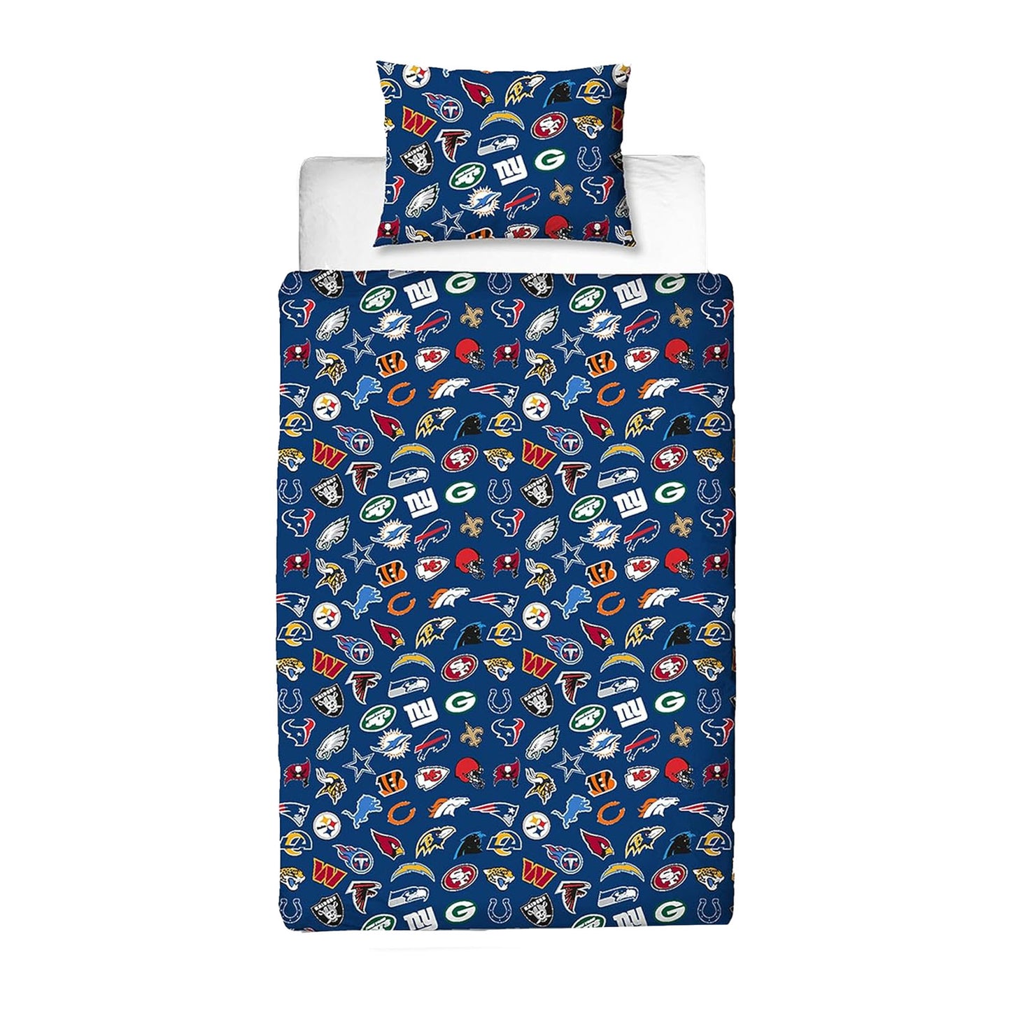 NFL 'Logo' Single Panel Duvet Set