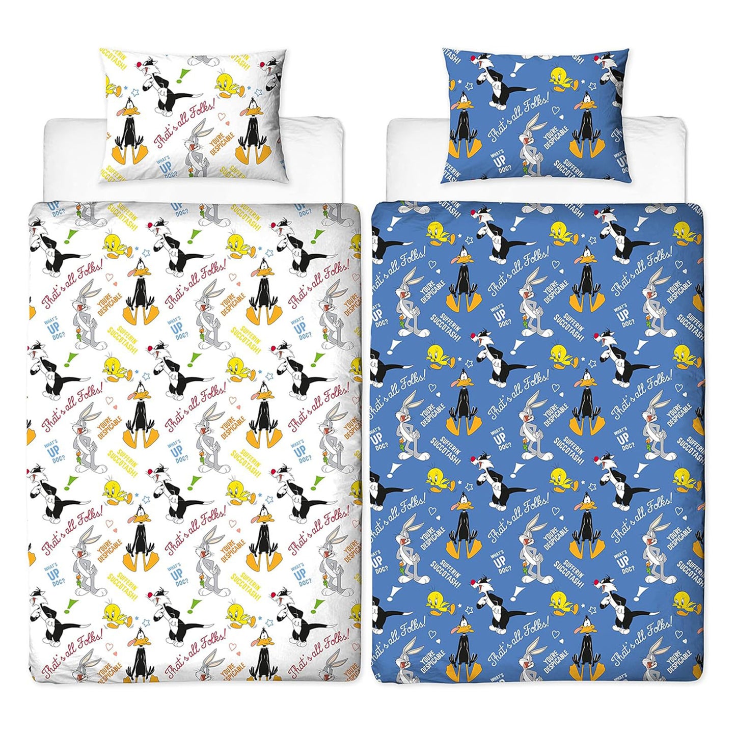 Looney Tunes 'Gang' Rotary Duvet Set