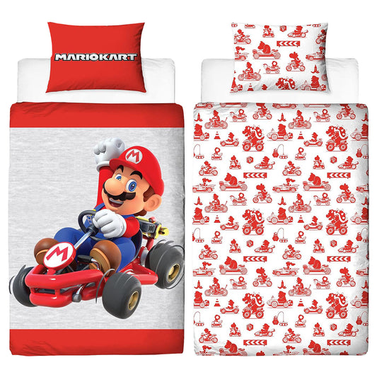 Nintendo 'Mario Kart' Single Panel Duvet Set