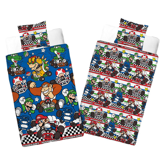 Nintendo 'Mario Kart Racer' Single Rotary Duvet Set