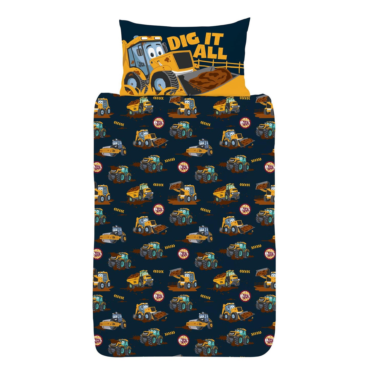 JCB 'Dig it' Rotary Duvet Set