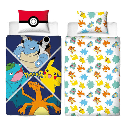 Pokemon 'Divide' Single Panel Duvet Set