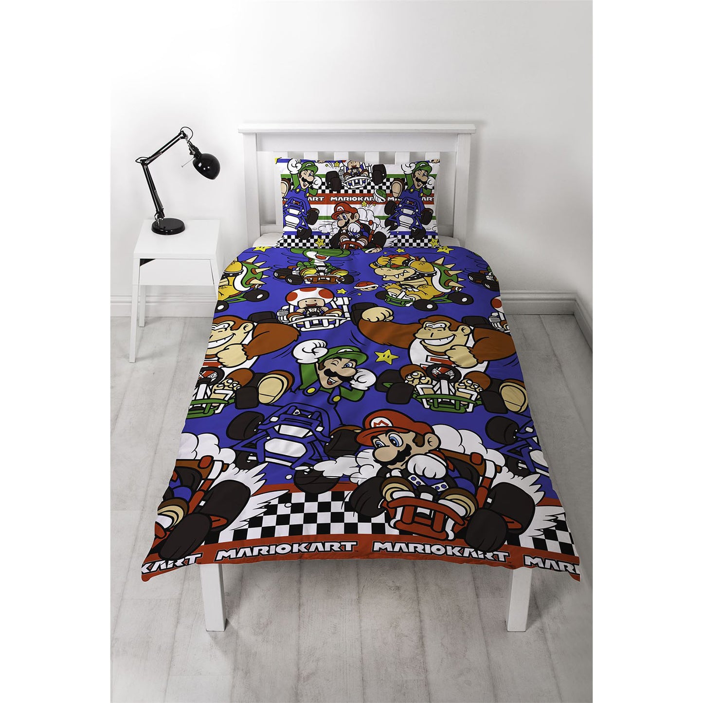 Nintendo 'Mario Kart Racer' Single Rotary Duvet Set