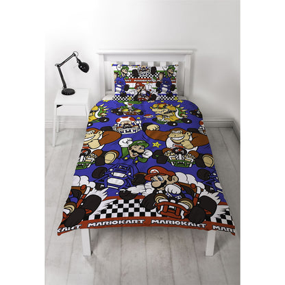 Nintendo 'Mario Kart Racer' Single Rotary Duvet Set