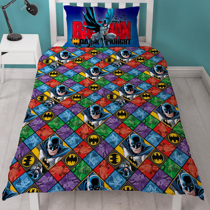 Batman 'Knight' Rotary Duvet Set