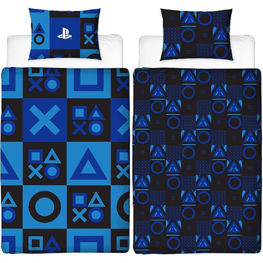 Playstation 'Checks' Rotary Duvet Set