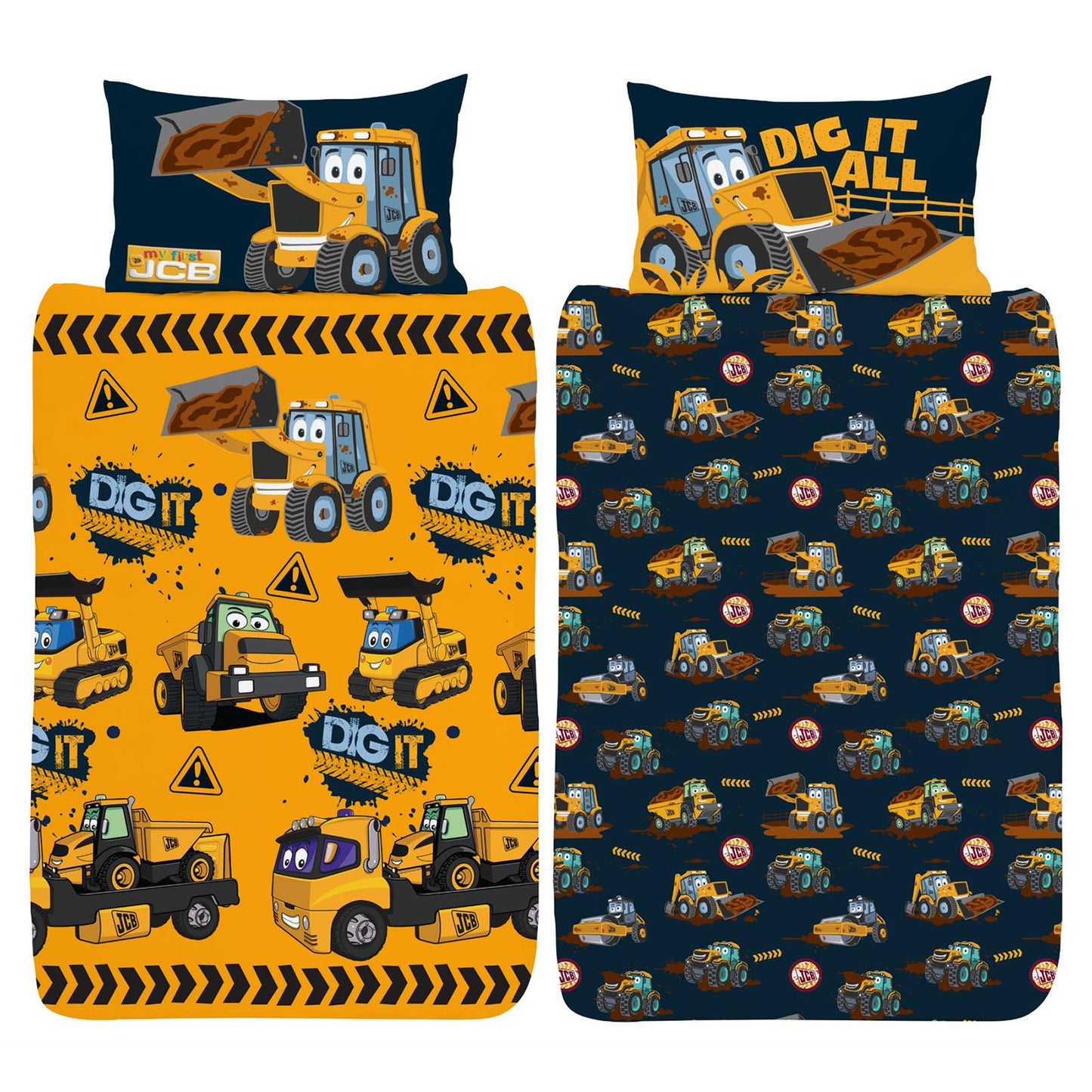 JCB 'Dig it' Rotary Duvet Set