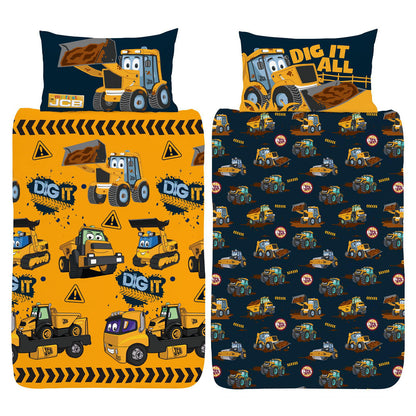 JCB 'Dig it' Rotary Duvet Set