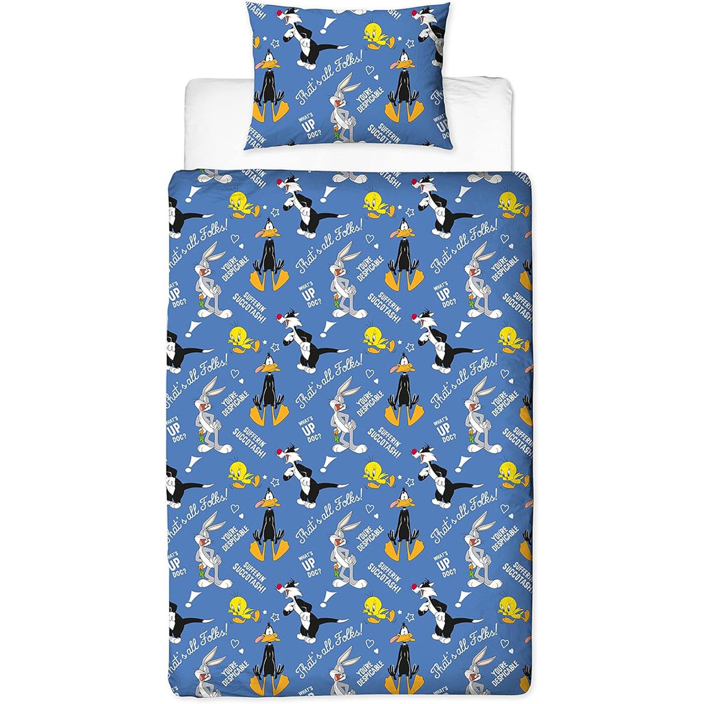 Looney Tunes 'Gang' Rotary Duvet Set