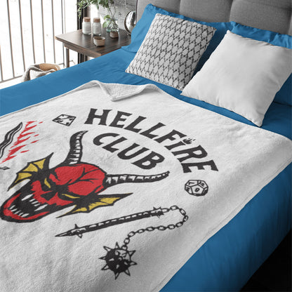 Stranger Things 'Hellfire Club' Fleece Blanket