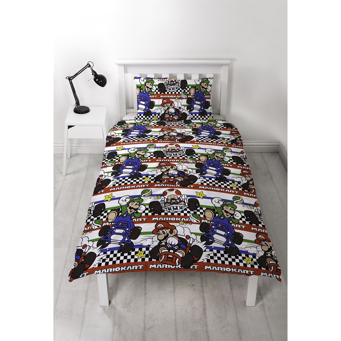Nintendo 'Mario Kart Racer' Single Rotary Duvet Set