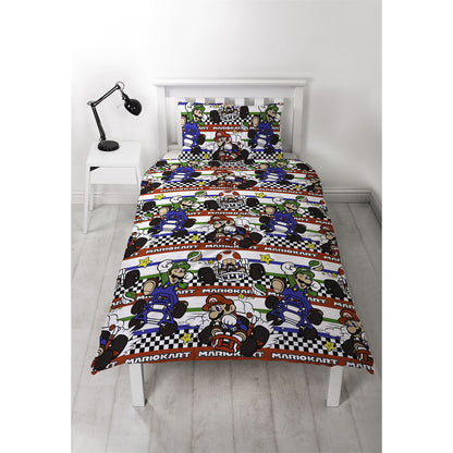 Nintendo 'Mario Kart Racer' Single Rotary Duvet Set