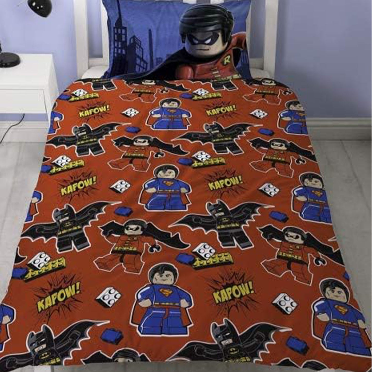 LEGO 'Batman' Single Panel Duvet Set