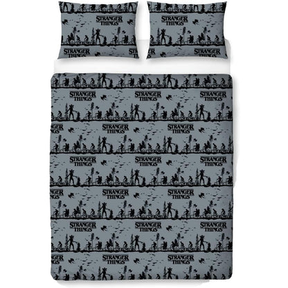 Stranger Things 'Hawkins Town' Panel Duvet Set