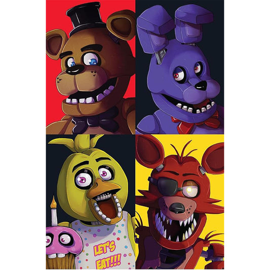 FNAF (Five Nights At Freddy's) 'Freddy Fazbear's' Fleece Blanket