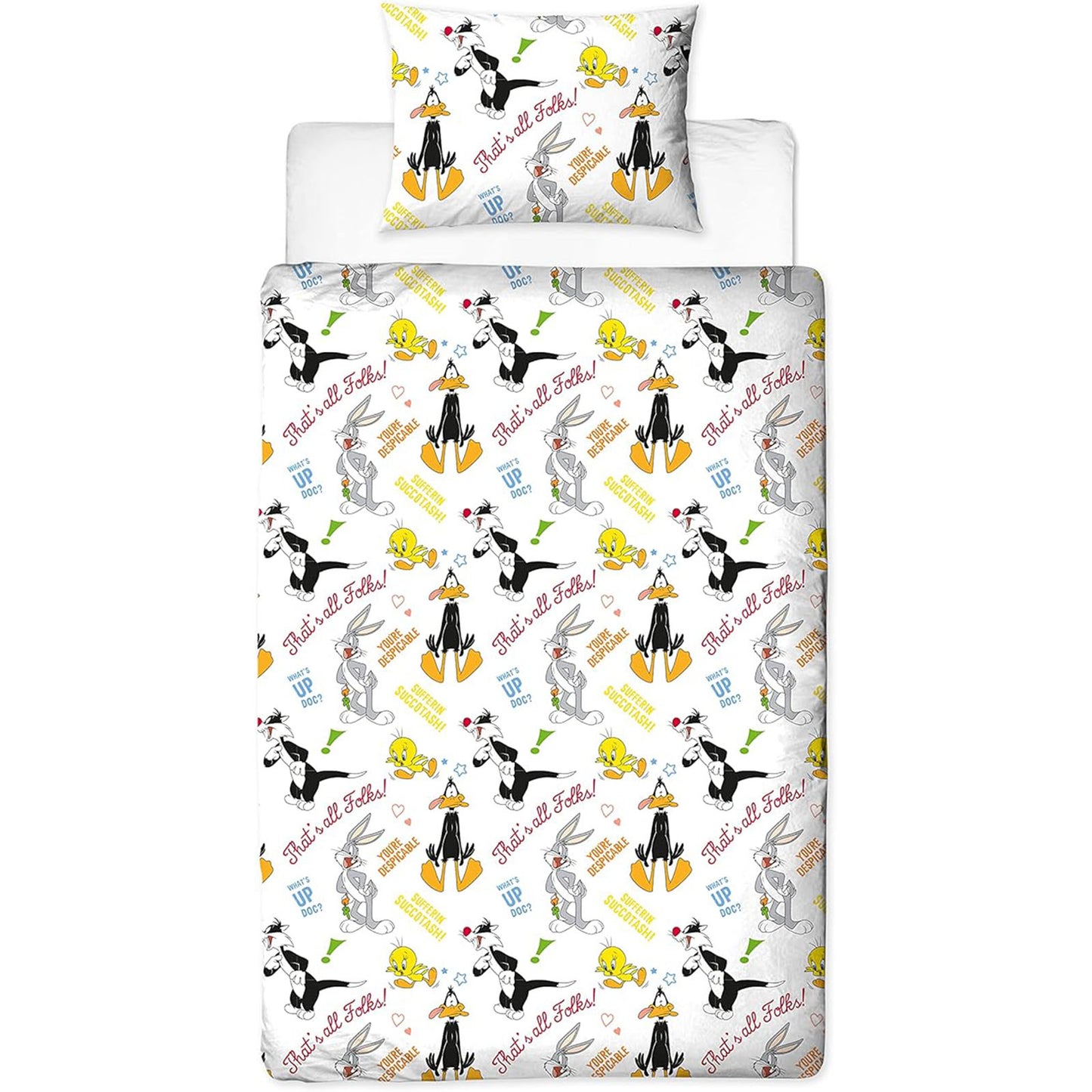 Looney Tunes 'Gang' Rotary Duvet Set