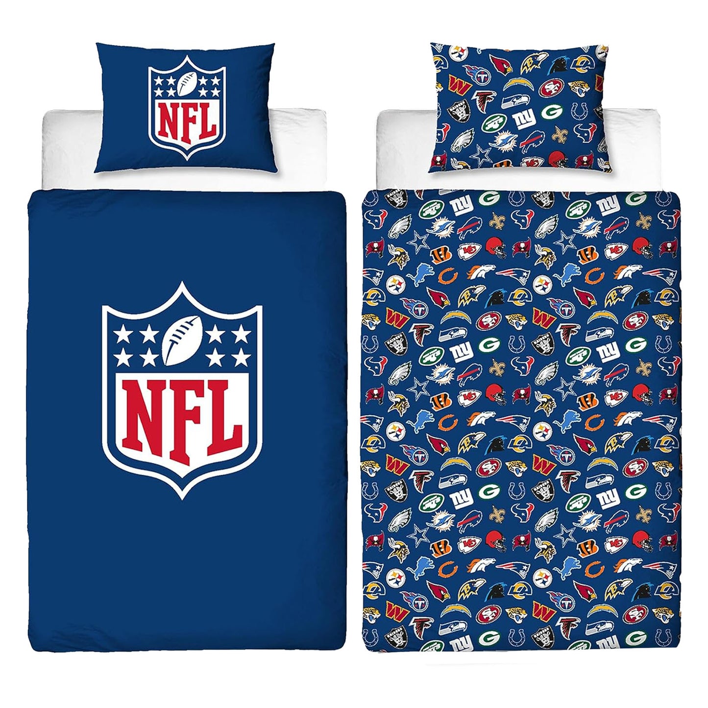 NFL 'Logo' Single Panel Duvet Set