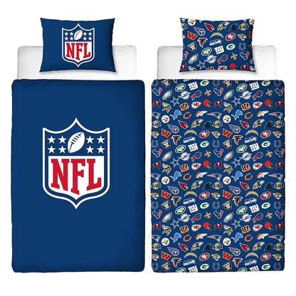 NFL 'Logo' Single Panel Duvet Set