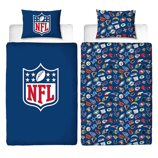 NFL 'Logo' Single Panel Duvet Set