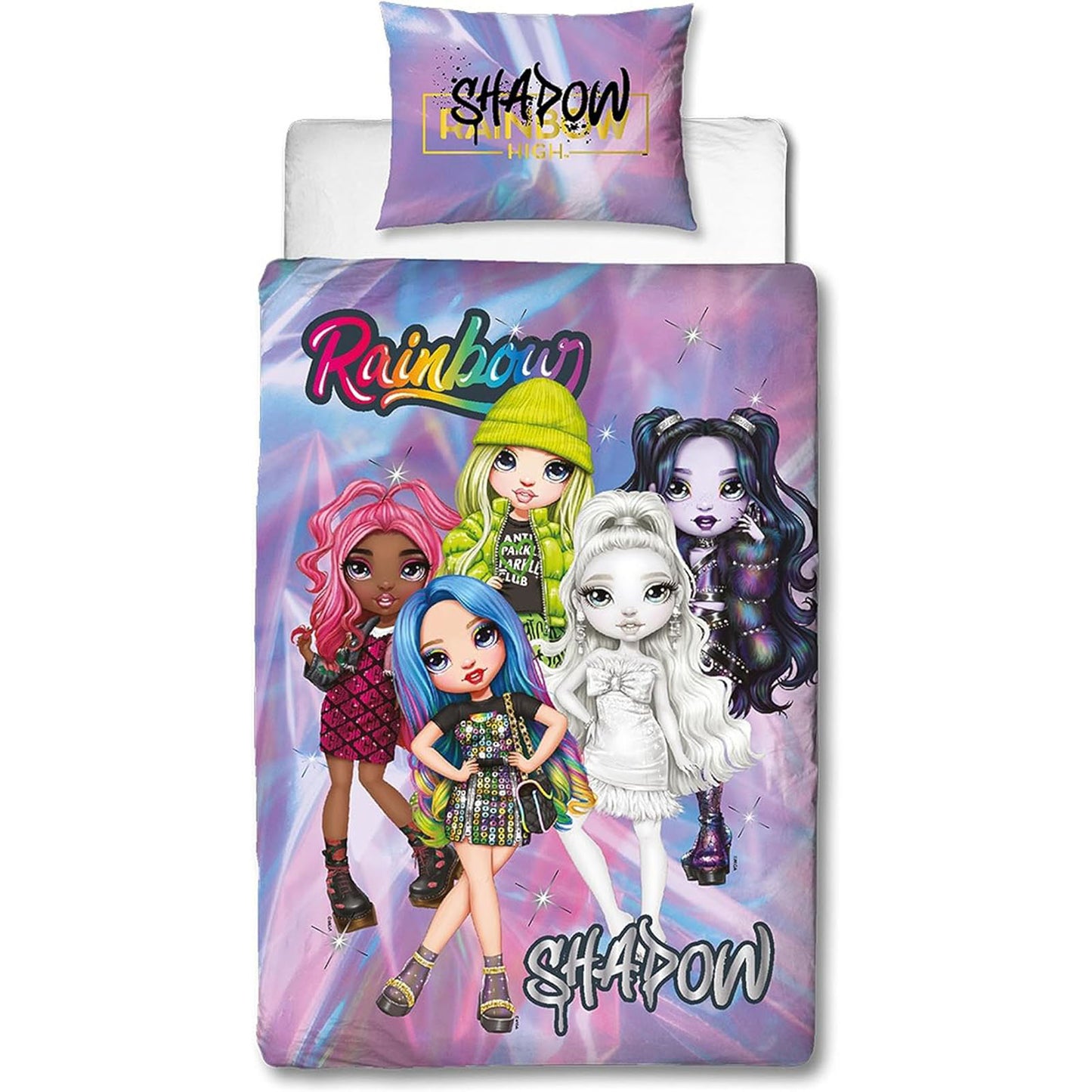 Rainbow High 'Shadow' Single Panel Duvet Set