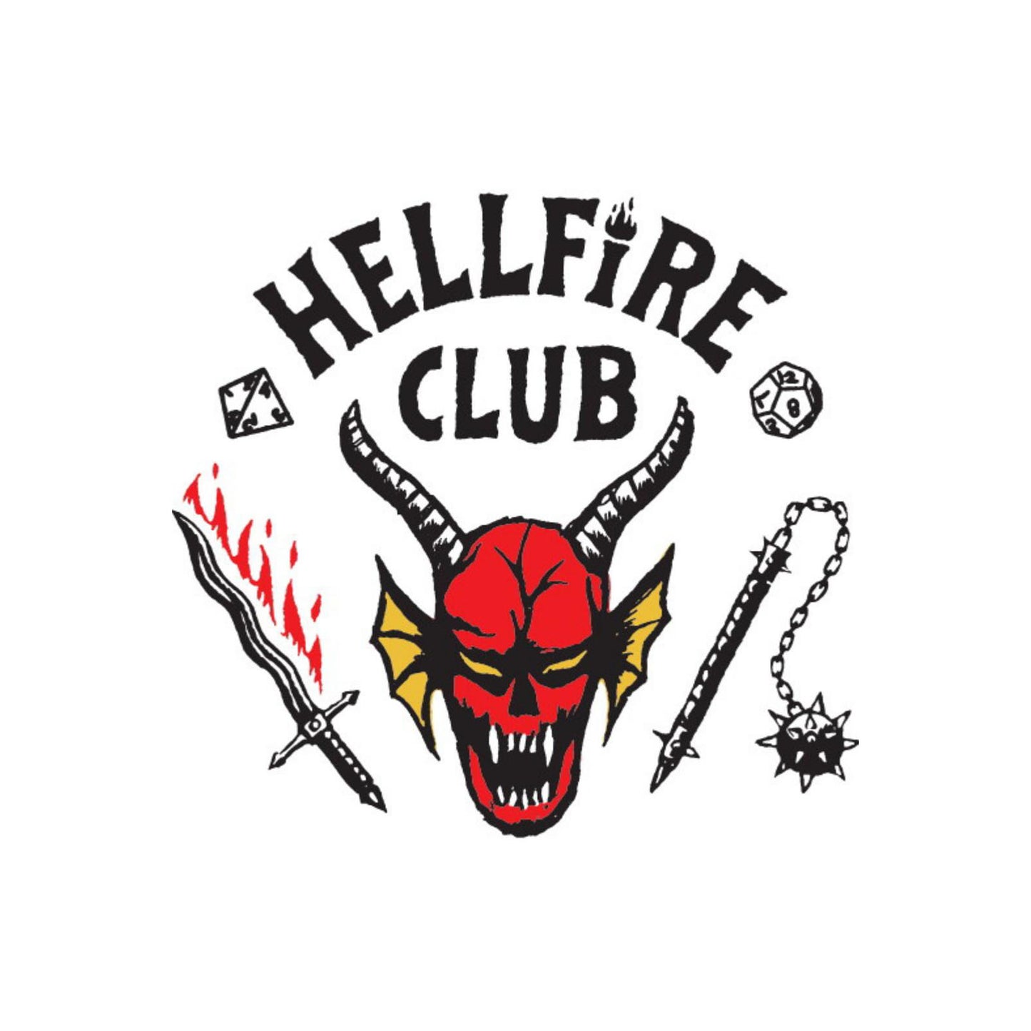 Stranger Things 'Hellfire Club' Fleece Blanket