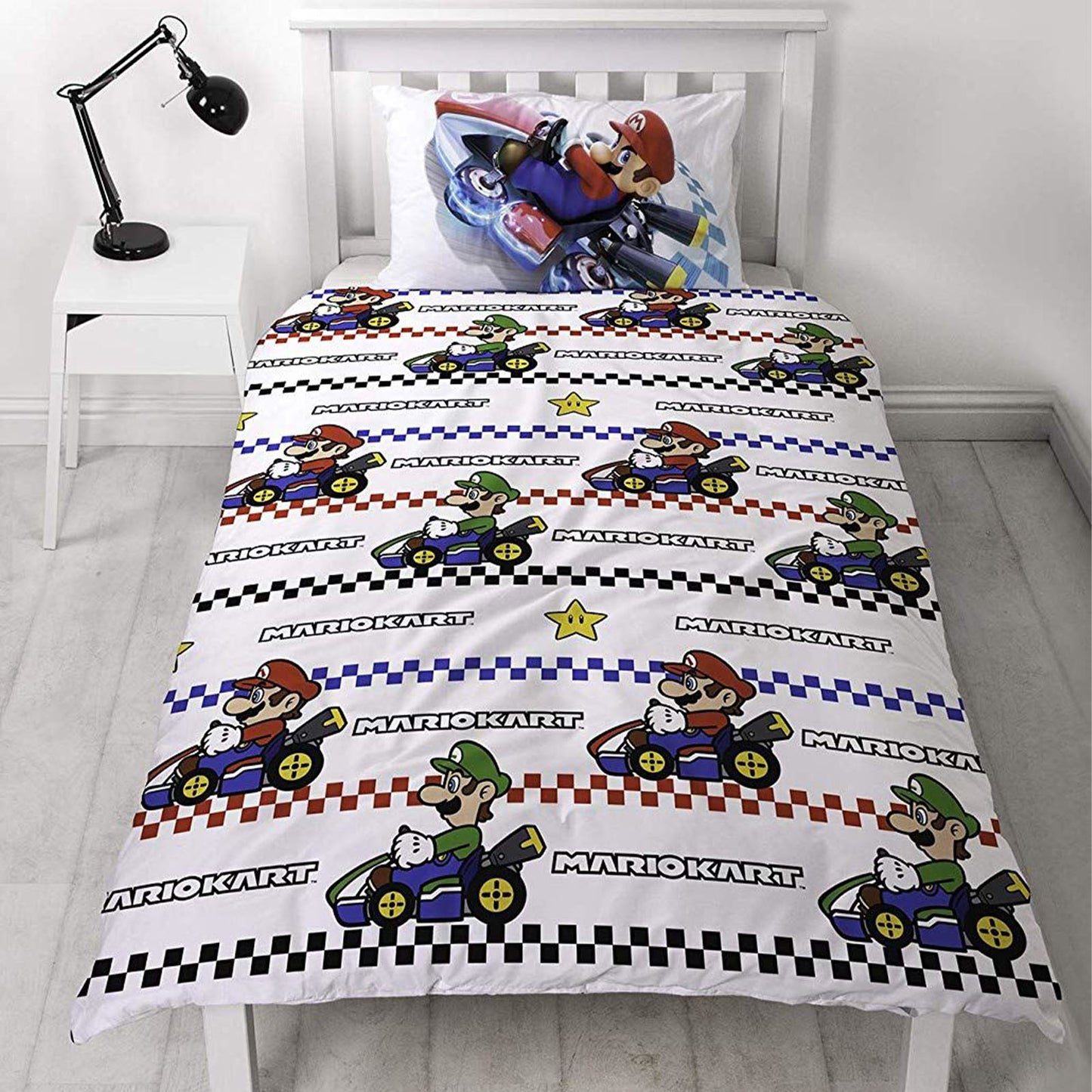 Nintendo 'Mario Gravity' Single Panel Duvet Set