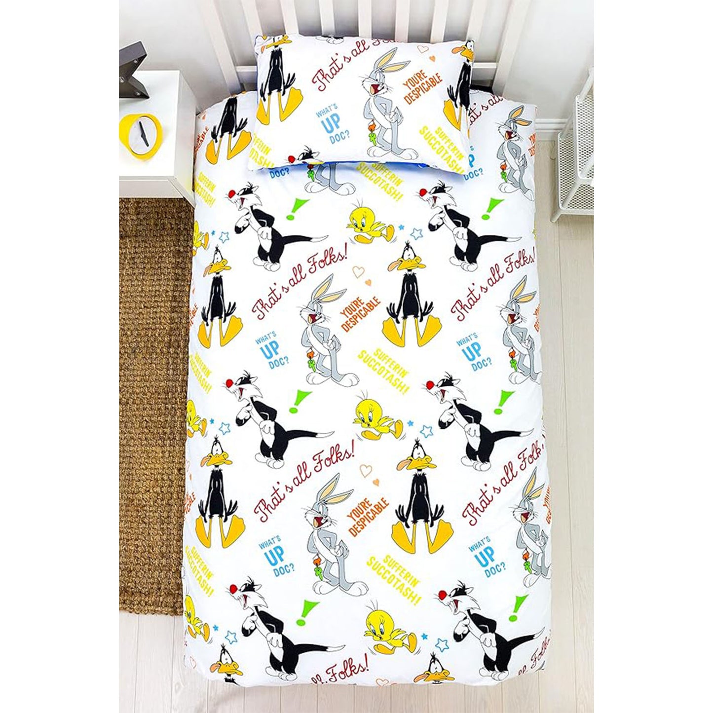 Looney Tunes 'Gang' Rotary Duvet Set