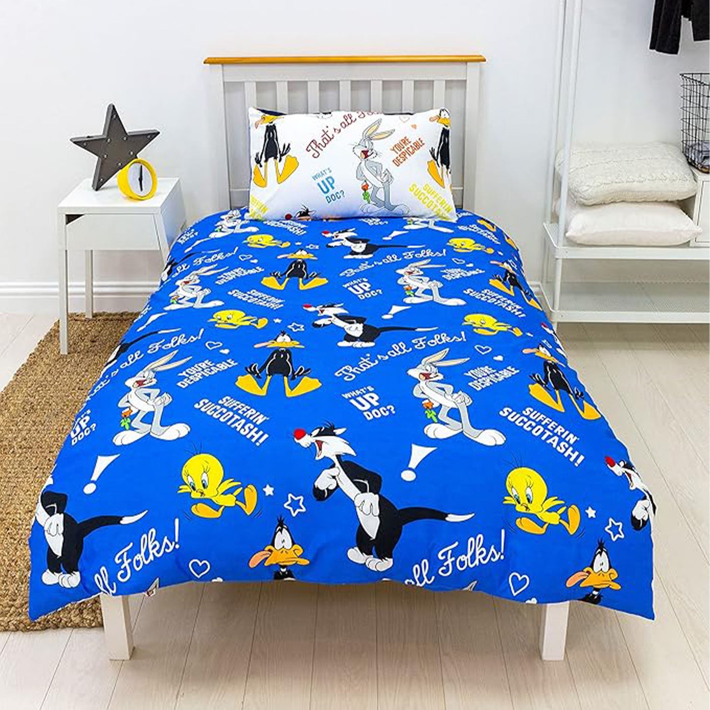 Looney Tunes 'Gang' Rotary Duvet Set
