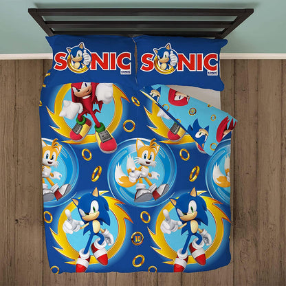 Sonic The Hedgehog 'Speed' Rotary Duvet Set