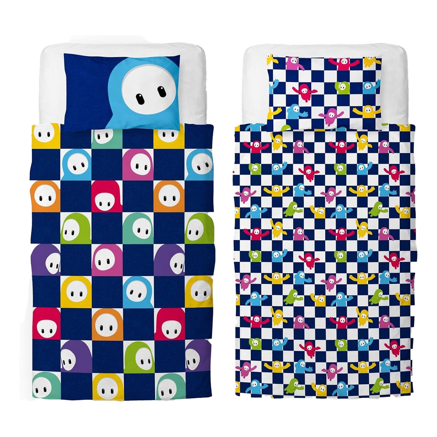 Fall Guys Single Panel Duvet Set