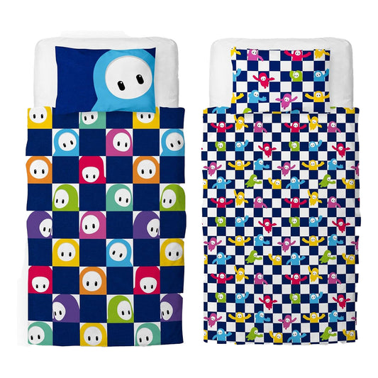 Fall Guys Single Panel Duvet Set