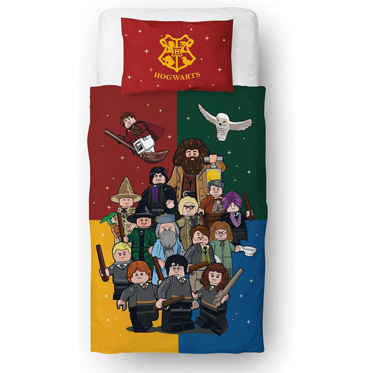 Harry Potter 'LEGO Design' Single Panel Duvet Set