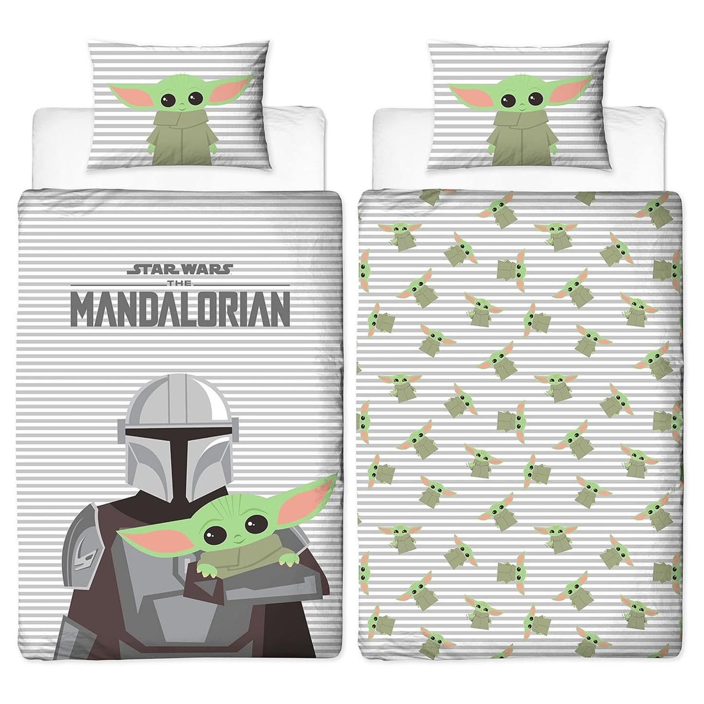 Star Wars Mandalorian 'Grogu Baby Yoda' Single Panel Duvet Set